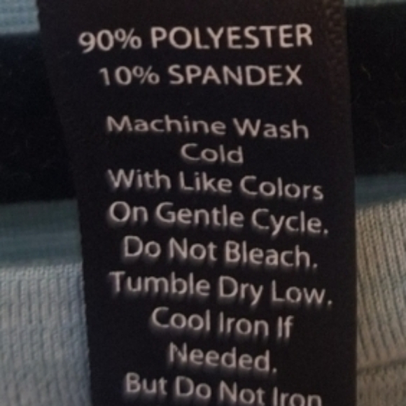 Nyl Women's Light Blue Long Sleeve Top Size Medium - Picture 7 of 7